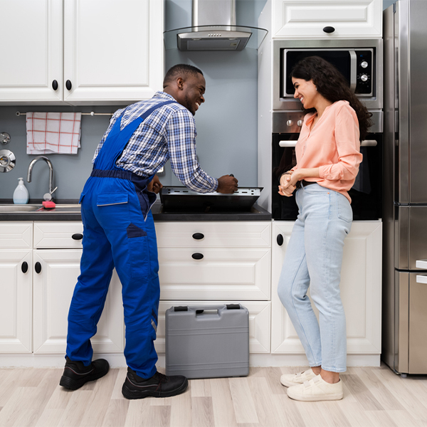can you provide an estimate for cooktop repair before beginning any work in Harmony IN